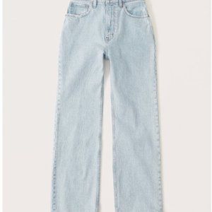 Abercrombie Women's Curve Love High Rise 90s Relaxed Jean
